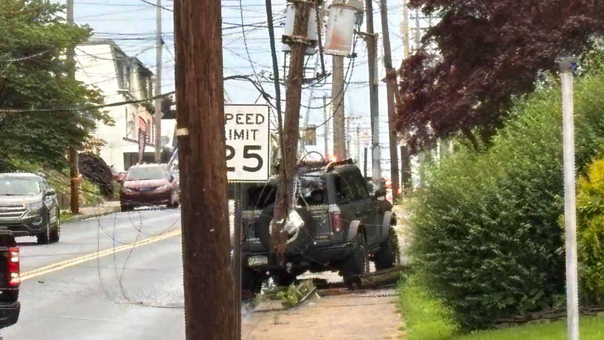 Car crash into power pole leaves more than 2K people in dark | Northern ...