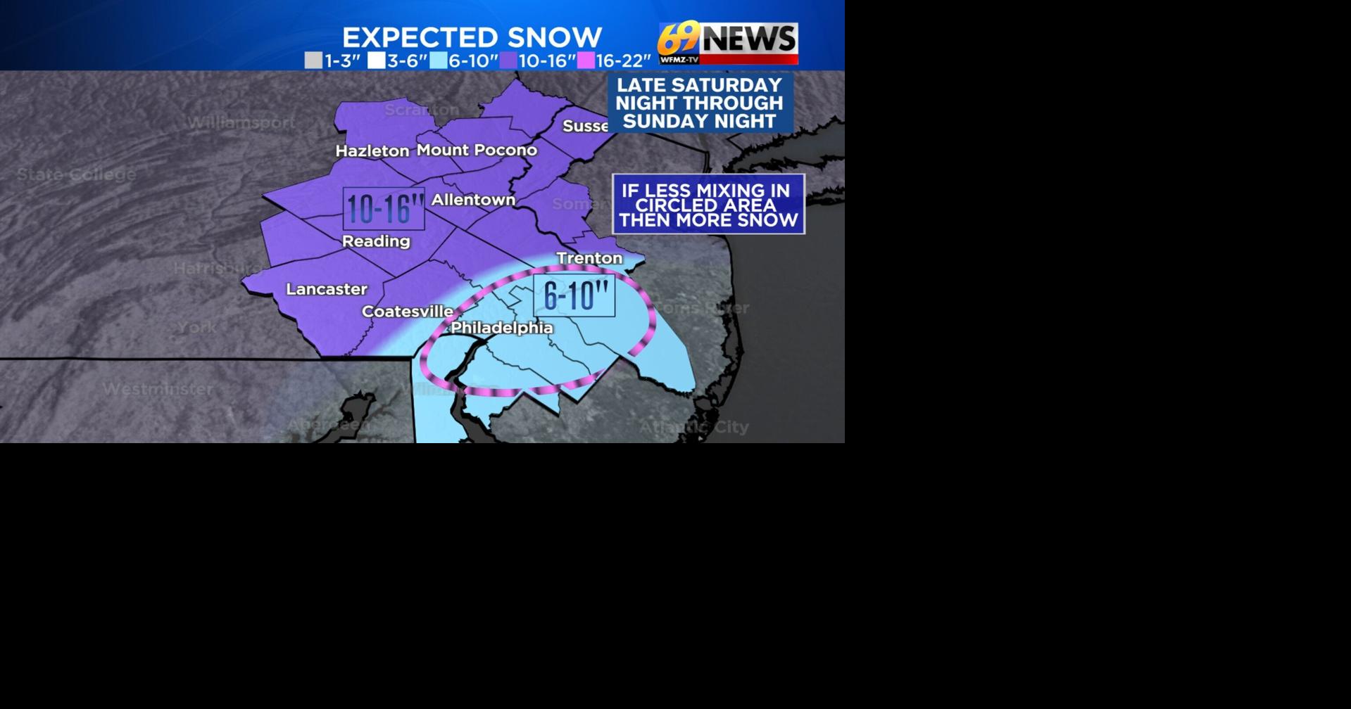 Weekend storm increasingly likely to bring at least a foot of snow on ...
