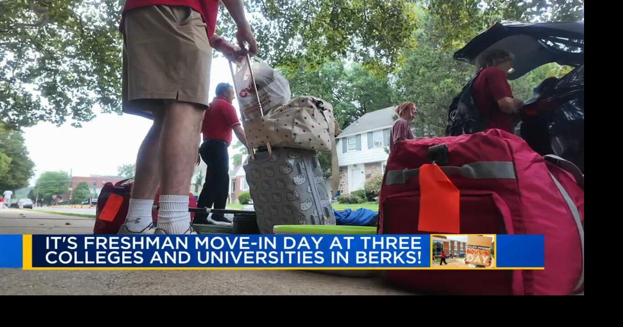 Berks County students begin college journey with first-year move-in, orientation