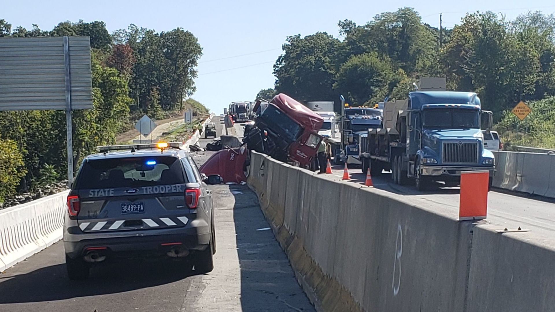 Dump Truck Driver Cited In Crash That Closed I-78 West | Berks Regional ...