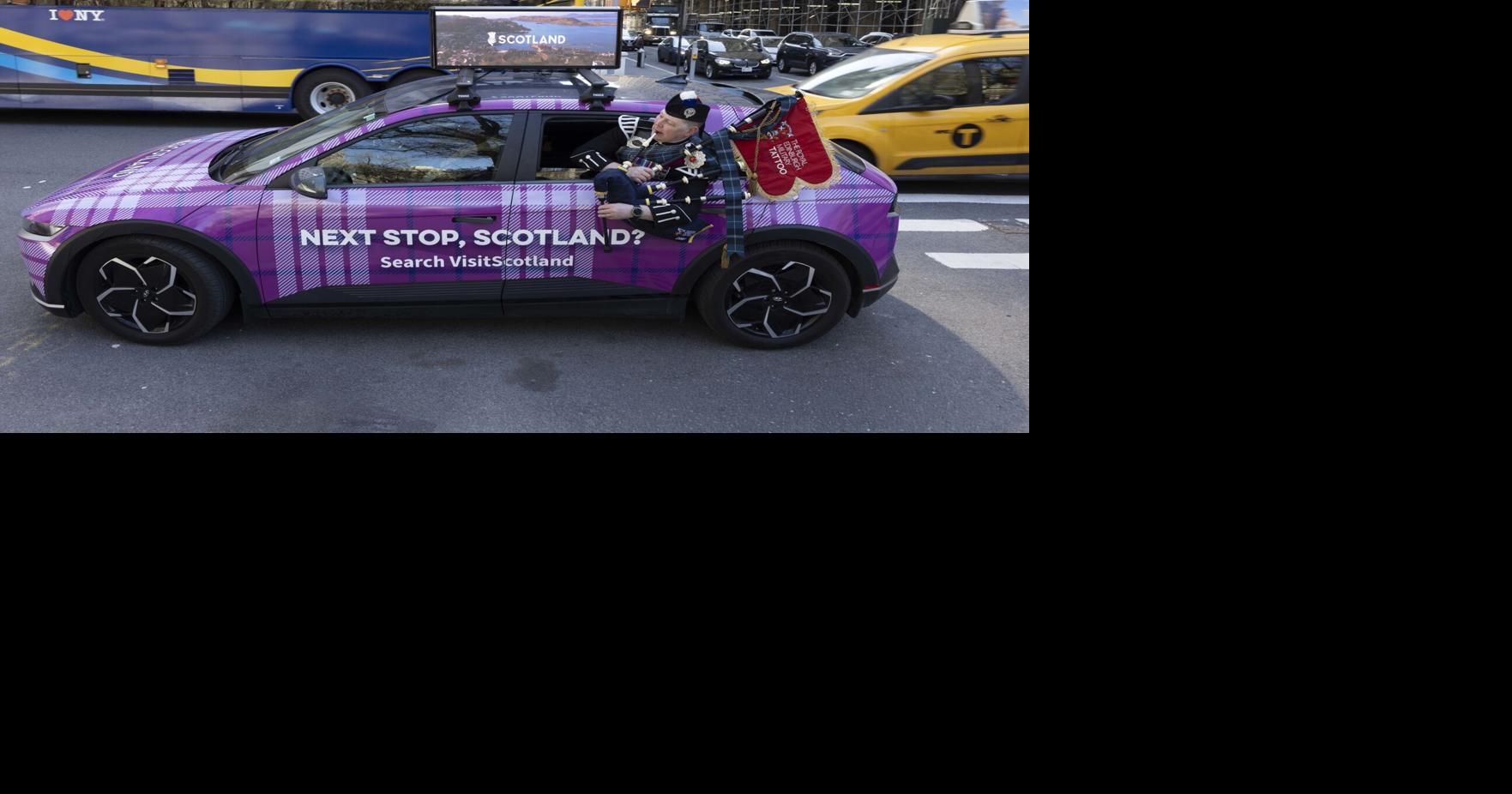 Scotland Brings Tartan Taxis to Manhattan for NYC Tartan Week
