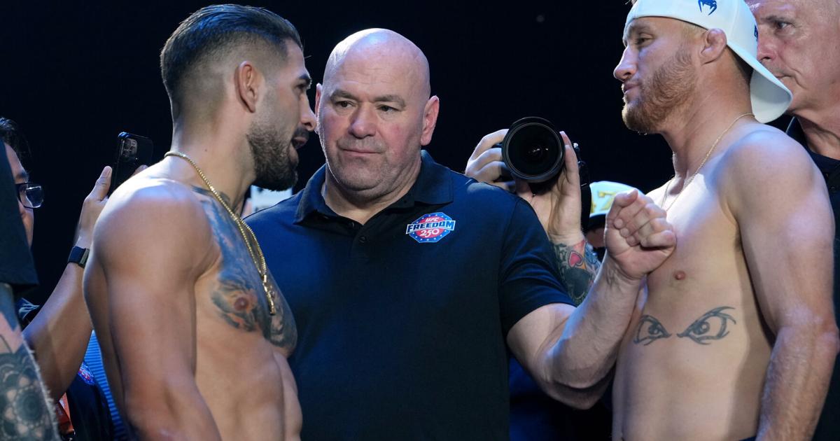 Photo: WFMZ.com The Main Event: Gaethje’s Victory and Trump’s Unlikely Role