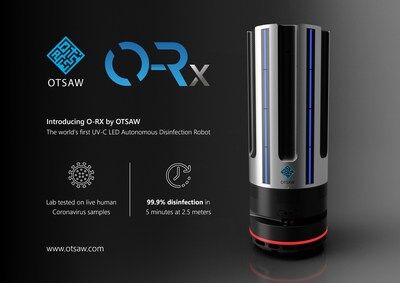 First Live Coronavirus Sample Tested Successfully With Otsaw Uv C Led Disinfection Robot News Wfmz Com - beating final home run roblox robot 64 youtube