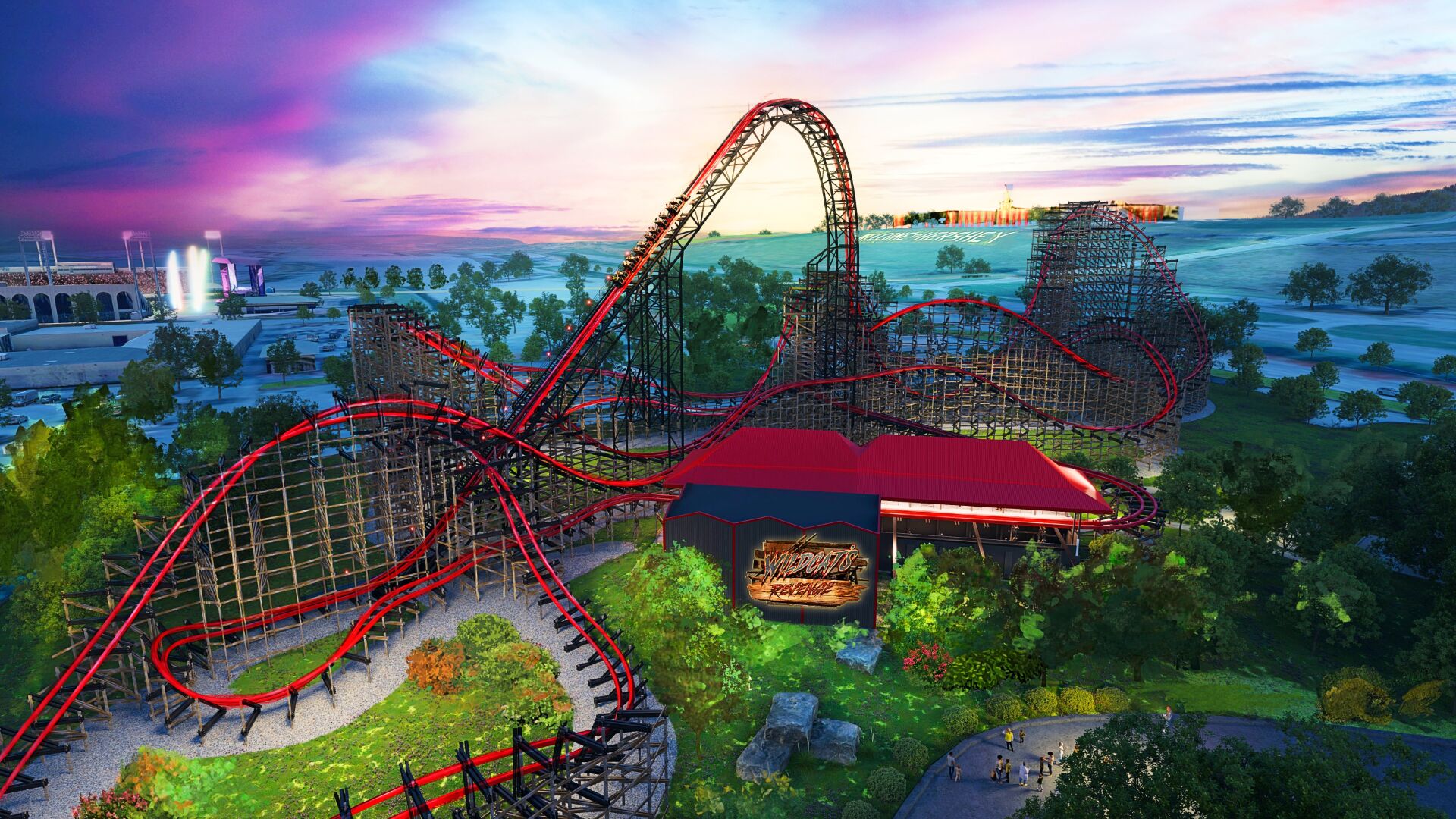 PHOTOS: Renderings of Wildcat's Revenge at Hersheypark