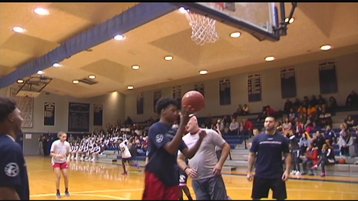 Allentown Police Unite With Local High School Basketball Team