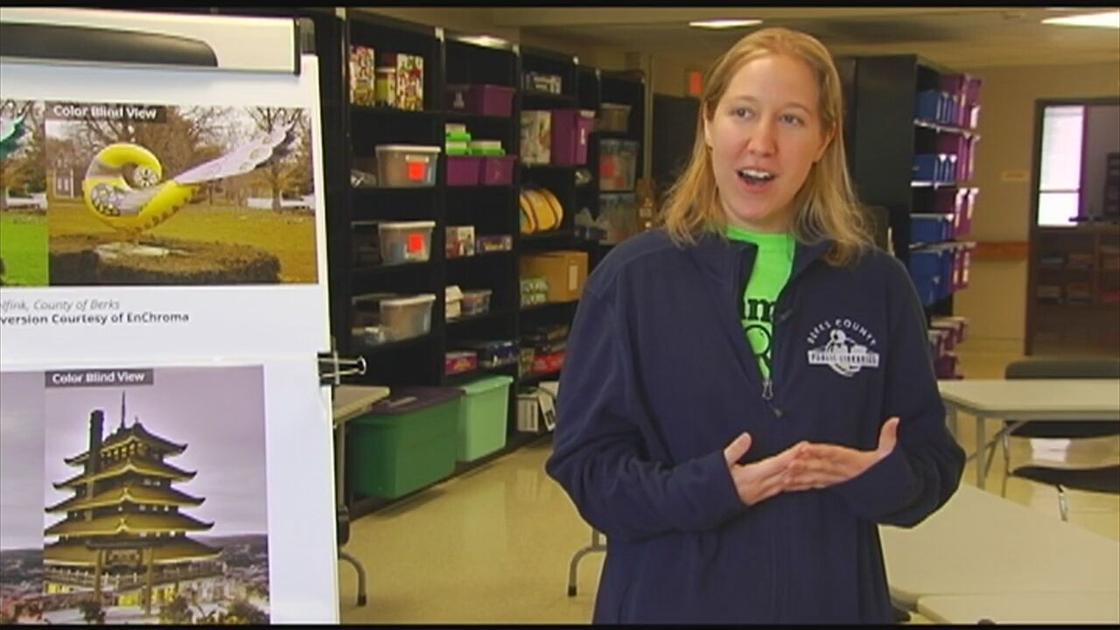 Berks County Public Library System Adds Color Blindness Glasses Berks Regional News Wfmz Com