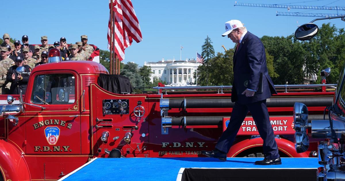 Trump honors 9/11 victims at the Ellipse, pledging to 'never forget'