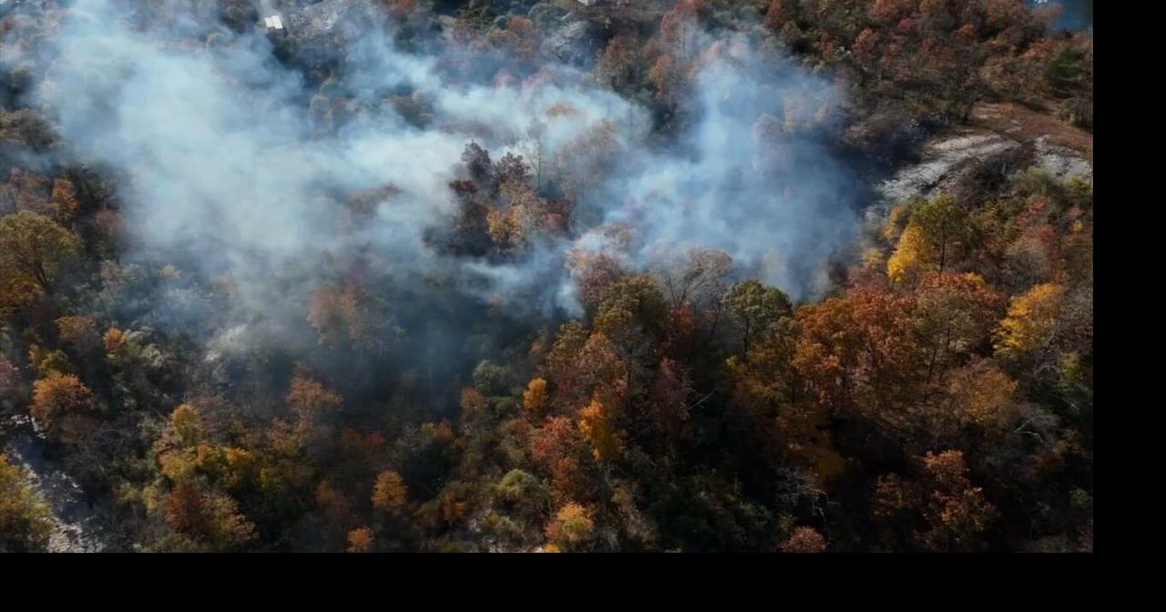 Crews battle brush fire in Slatington | Northern Lehigh County | wfmz.com