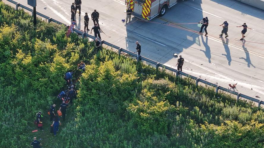 Motorcyclist seriously injured in crash with car on American Parkway ...