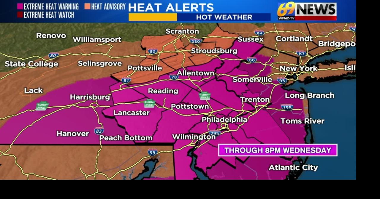 Still hot and humid Wednesday with a summery storm possible | Weather ...