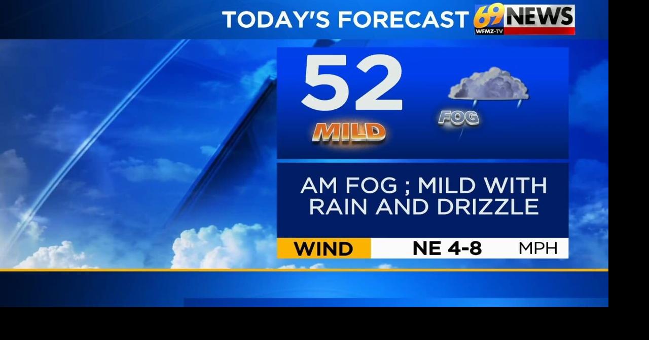 Rain and drizzle with areas of fog into Friday morning; mild through ...