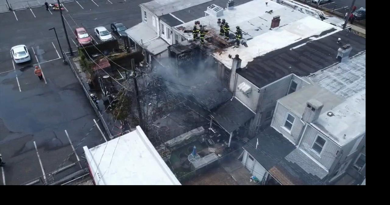 Red Cross assisting after fire tears through 5 homes in Allentown ...
