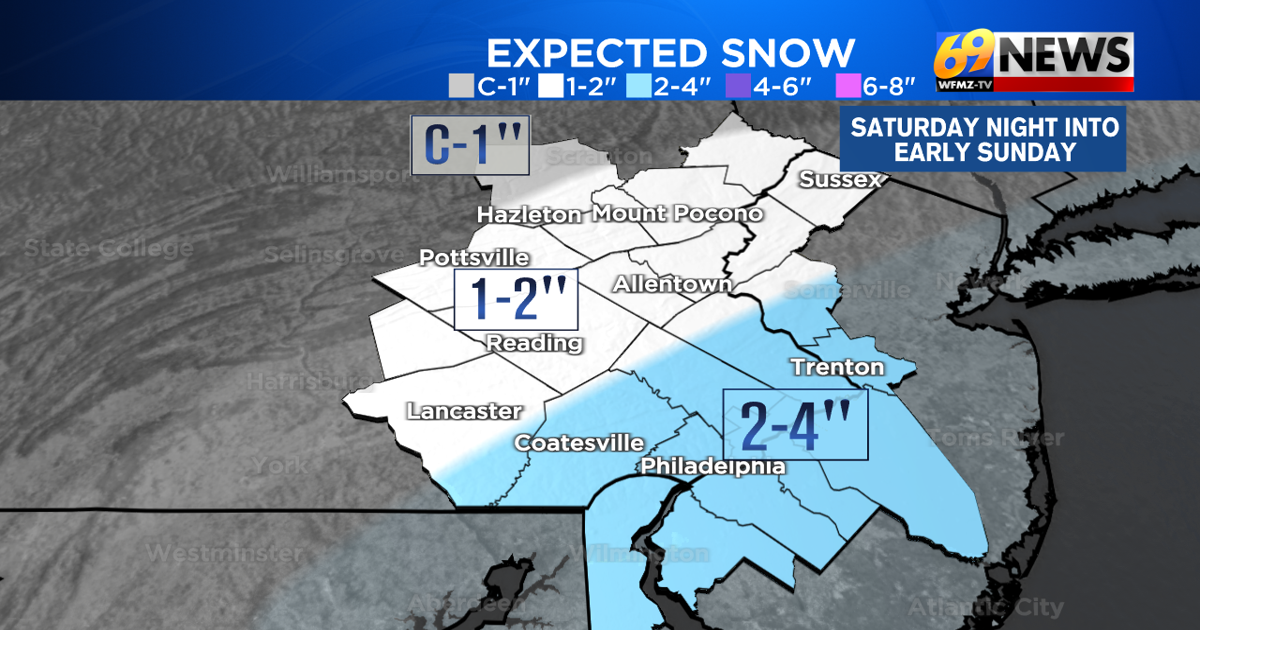 Weekend light snow to bring up to a few inches of fluffy snow by Sunday ...