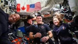 Artemis crew's families enthralled by messages from space