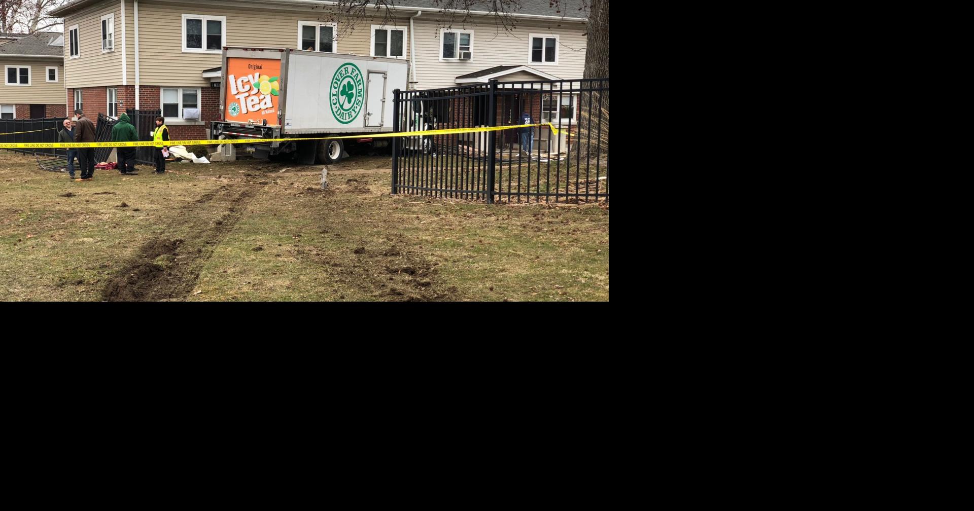 Out-of-control truck slams into Glenside apartment building | Berks ...
