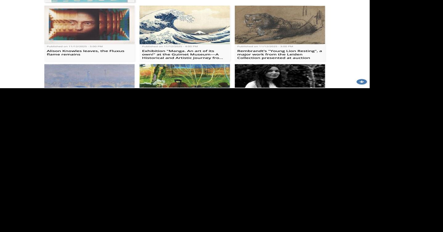 Artmarket.com news: Artprice launches Artprice News, the world's first news agency entirely dedicated to art and its market, available in 11 languages and 122 countries, with Cision PR Newswire and Perplexity AI