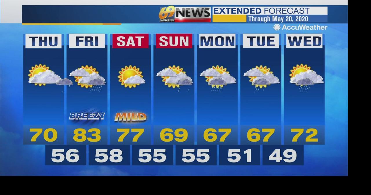 A return to seasonable temps Thursday leads to a big warm-up this ...