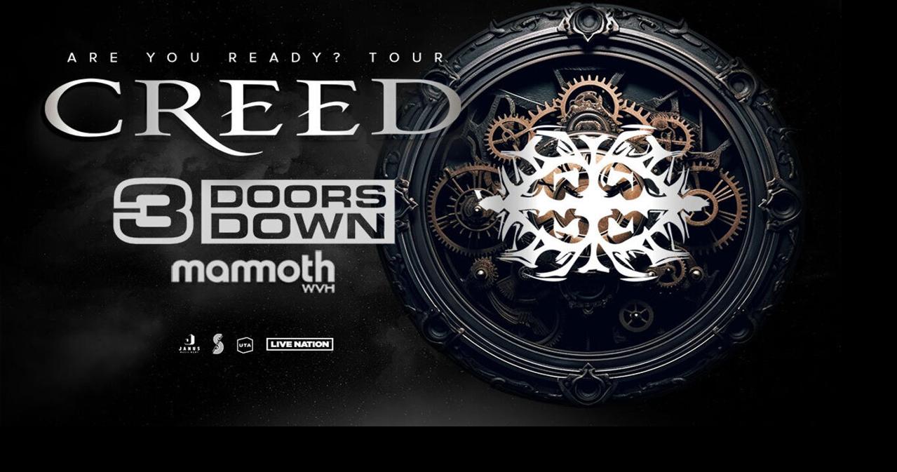 Creed 3 Doors Down tour art