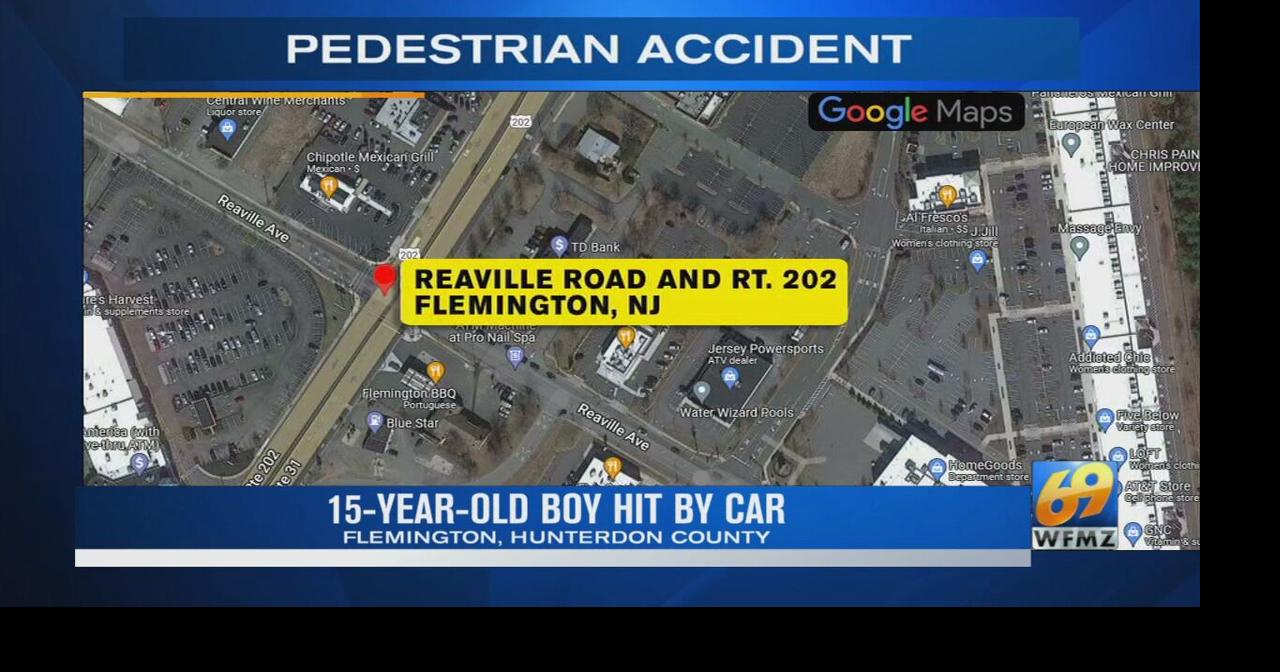 Teen flown to hospital after crash involving pedestrian in Flemington ...