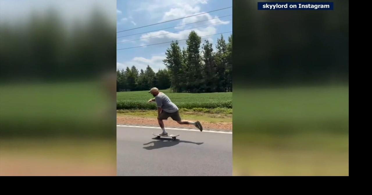 Man skateboarding from Mississippi to NYC for good cause