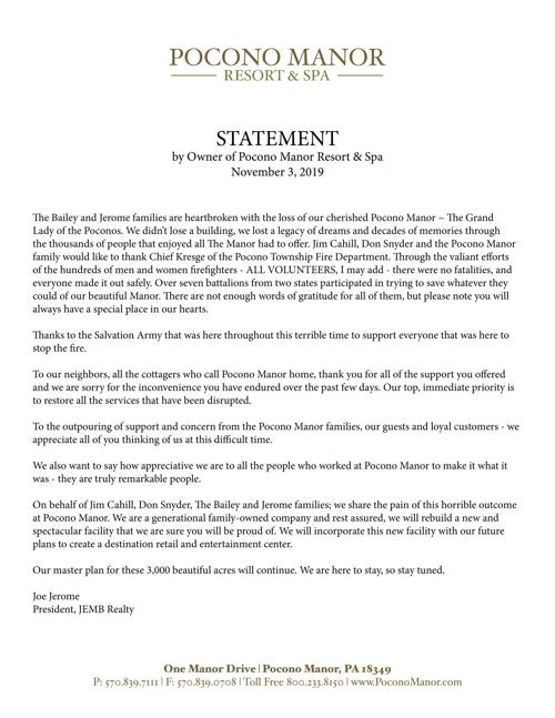Statement