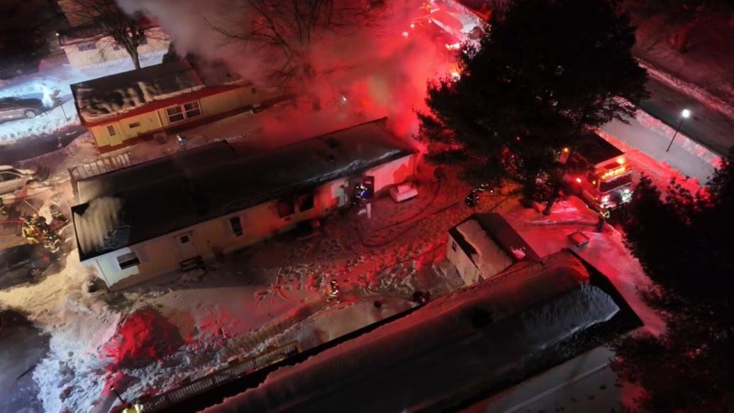 Crews fight house fire in Lehigh County, as heavy smoke pours from home ...