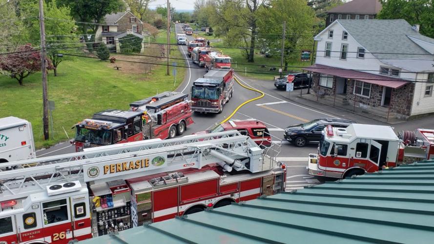 1 dead after SWAT situation, house fire in Hilltown Township Southeastern Pennsylvania
