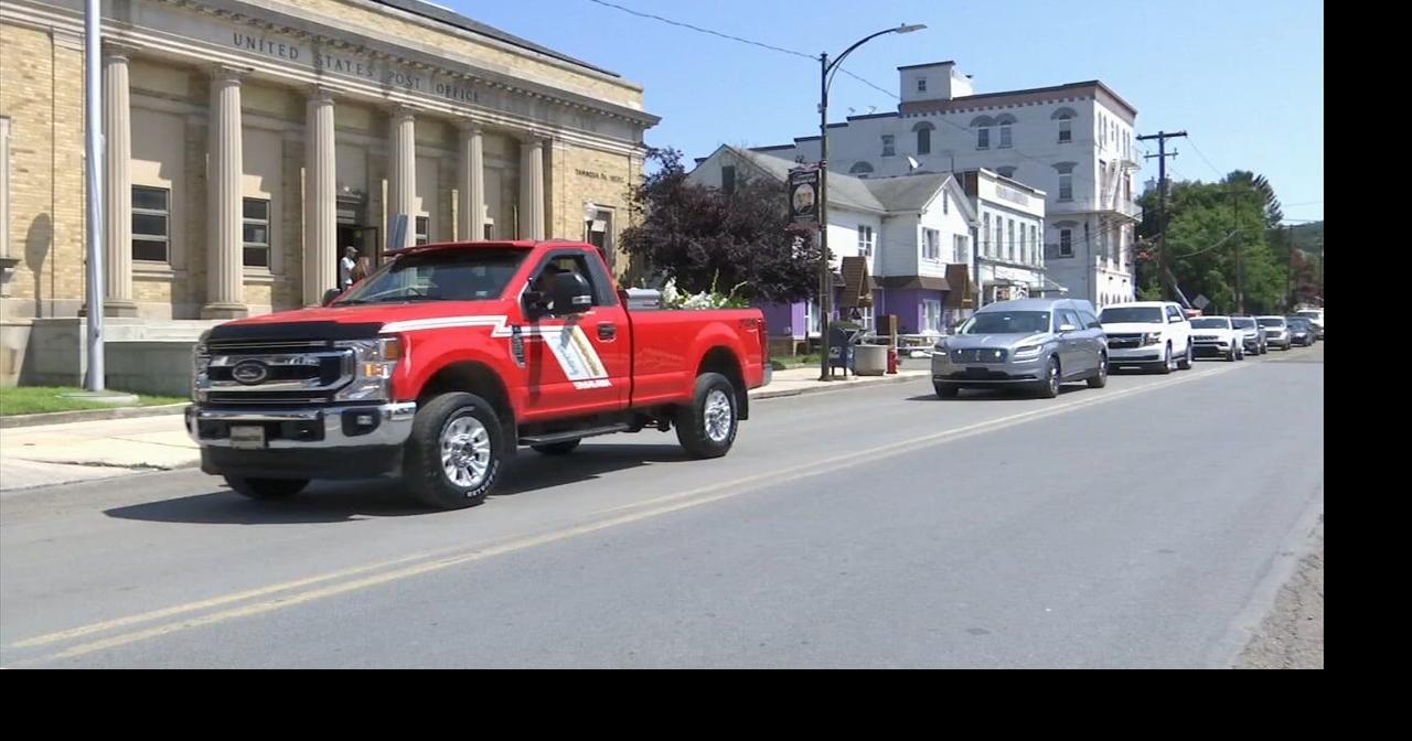 Funeral procession in Tamaqua honors businessman run over by vehicle