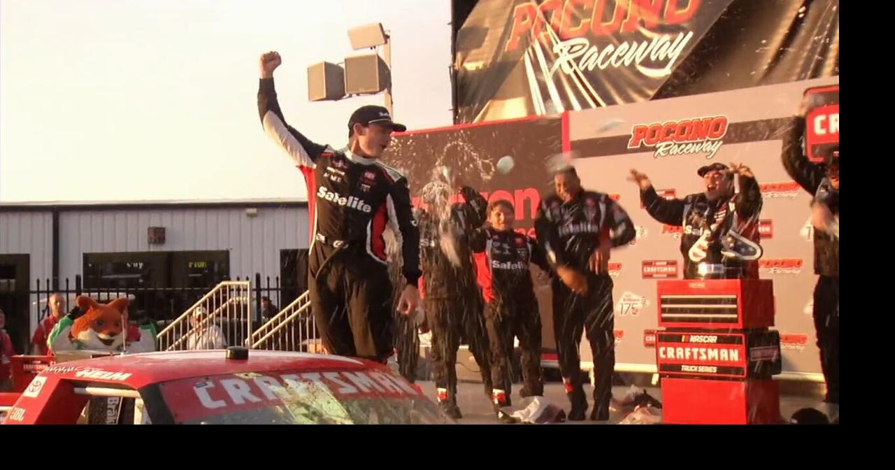 Corey Heim wins 5th race of the season, blowing the pack away at Pocono ...