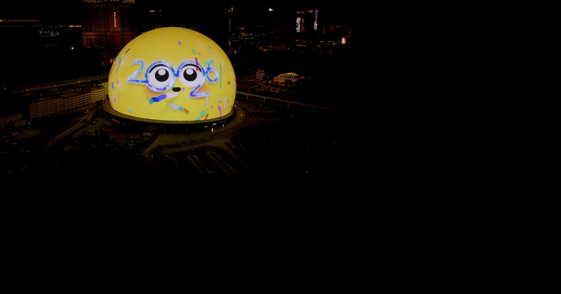 LAS VEGAS RINGS IN 2026 WITH EXOSPHERE COUNTDOWN, FIREWORKS, AND FIRST-EVER DRONE SHOW IN A PATRIOTIC KICK OFF TO AMERICA'S 250TH BIRTHDAY CELEBRATION