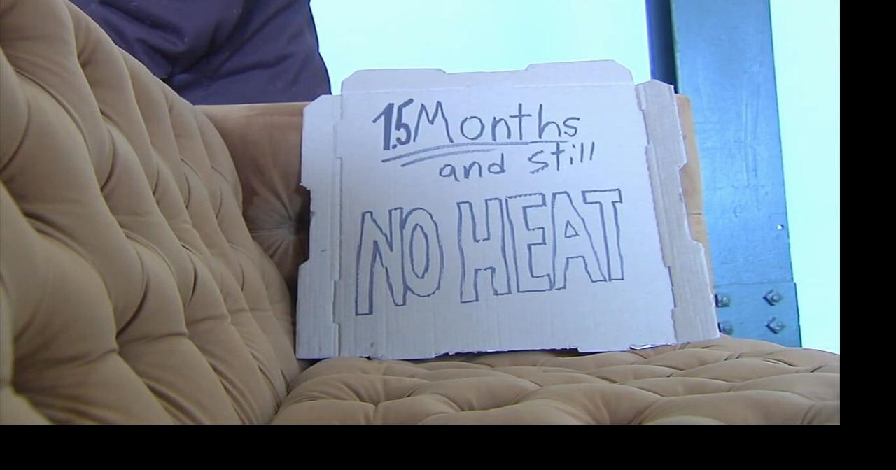 'We're freezing': 6 weeks with no heat for some families in a ...