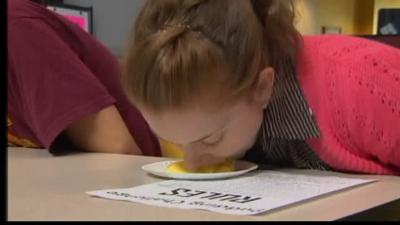 Pudding sucking competition eases finals tension | Lehigh Valley ...