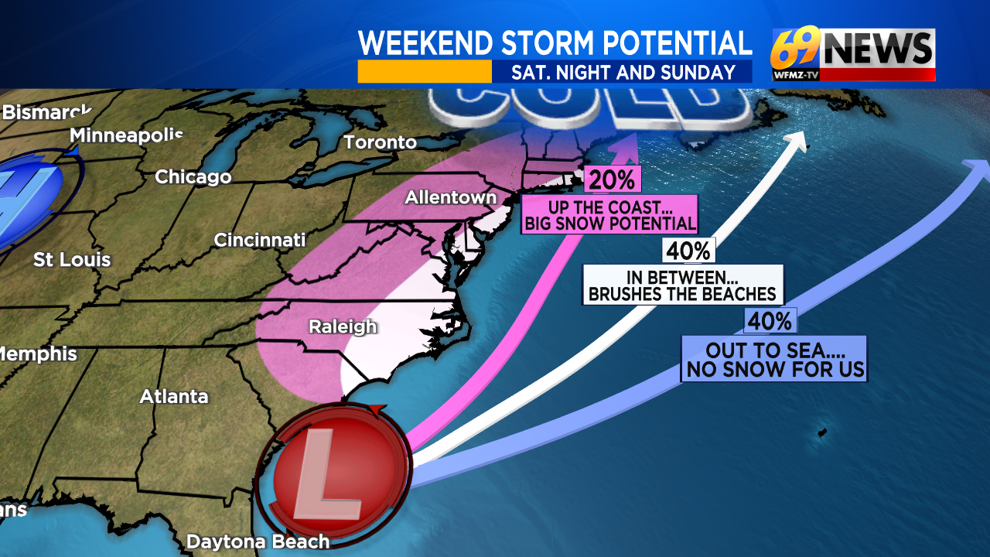 Strong coastal storm likely to develop this weekend...but track still ...