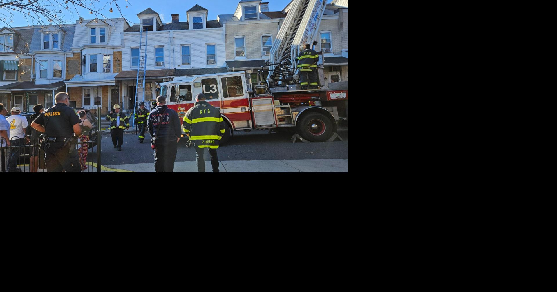 Firefighters battle 3rd-floor blaze in Reading | Berks Regional News ...