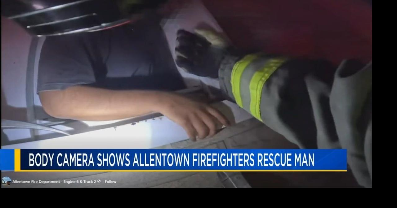 New video shows heroic rescue at fire in Allentown | Allentown Area ...