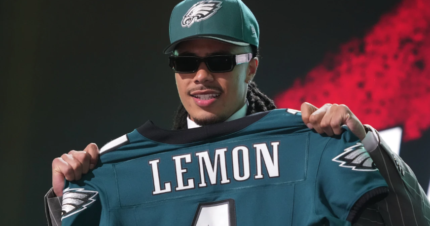 Eagles trade up in first round, select USC WR Makai Lemon