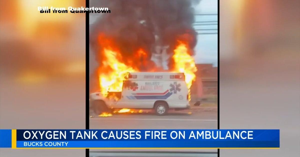 Oxygen Exploding Oxygen tank explosion sets ambulance ablaze in Richland Twp ...