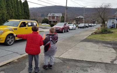 Parade Briefly Reconnects Mt Penn Teachers Students Berks