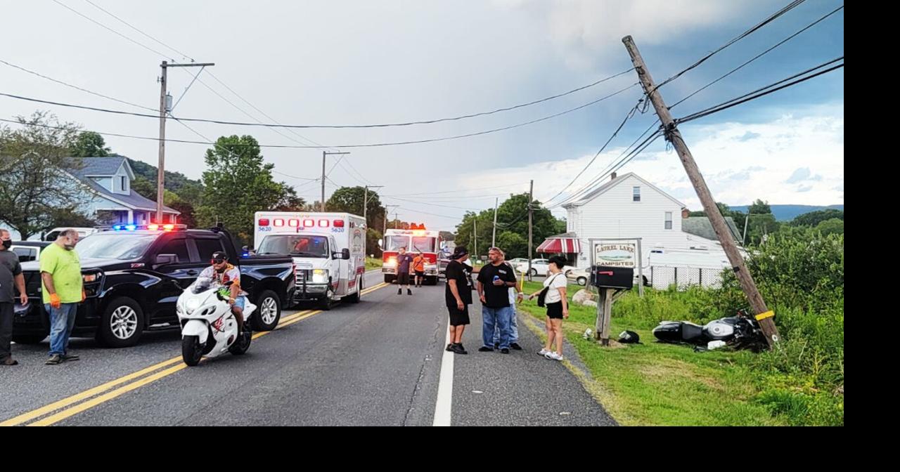 Motorcyclist hurt after hitting pole in West Penn | Poconos and Coal ...