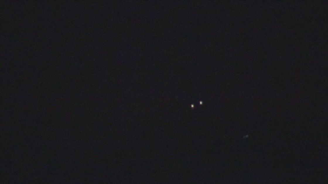 Spacex Starlink Satellites Visible In Night Sky Video Wfmz Com