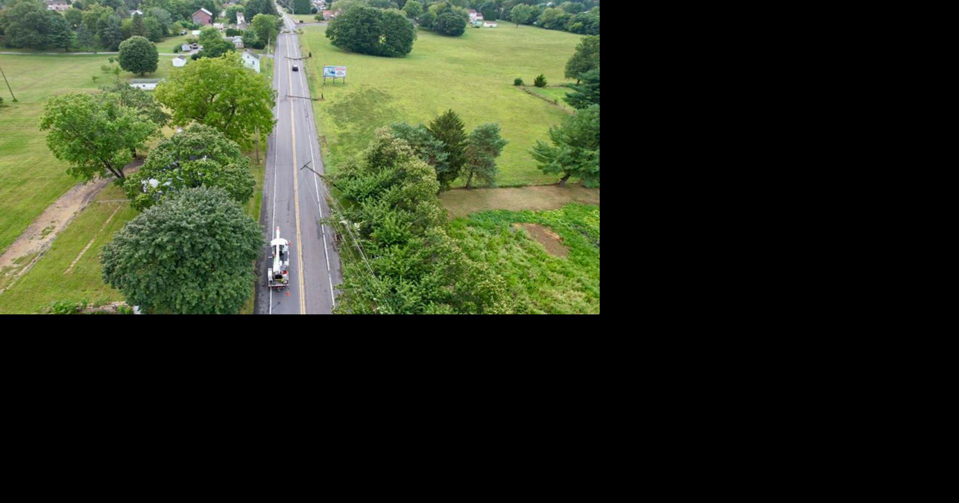 PHOTOS: Storms move through Lehigh Valley, topple poles on Route 309 ...