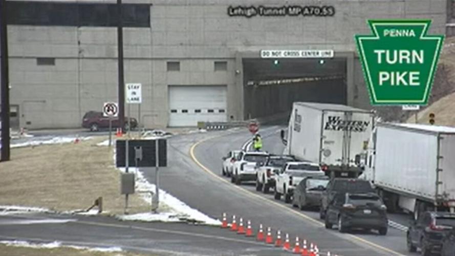 Crash in Lehigh Tunnel slows traffic on Pa. Turnpike | Lehigh Valley