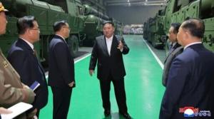 North Korea's Kim touts new rocket launchers that could target South