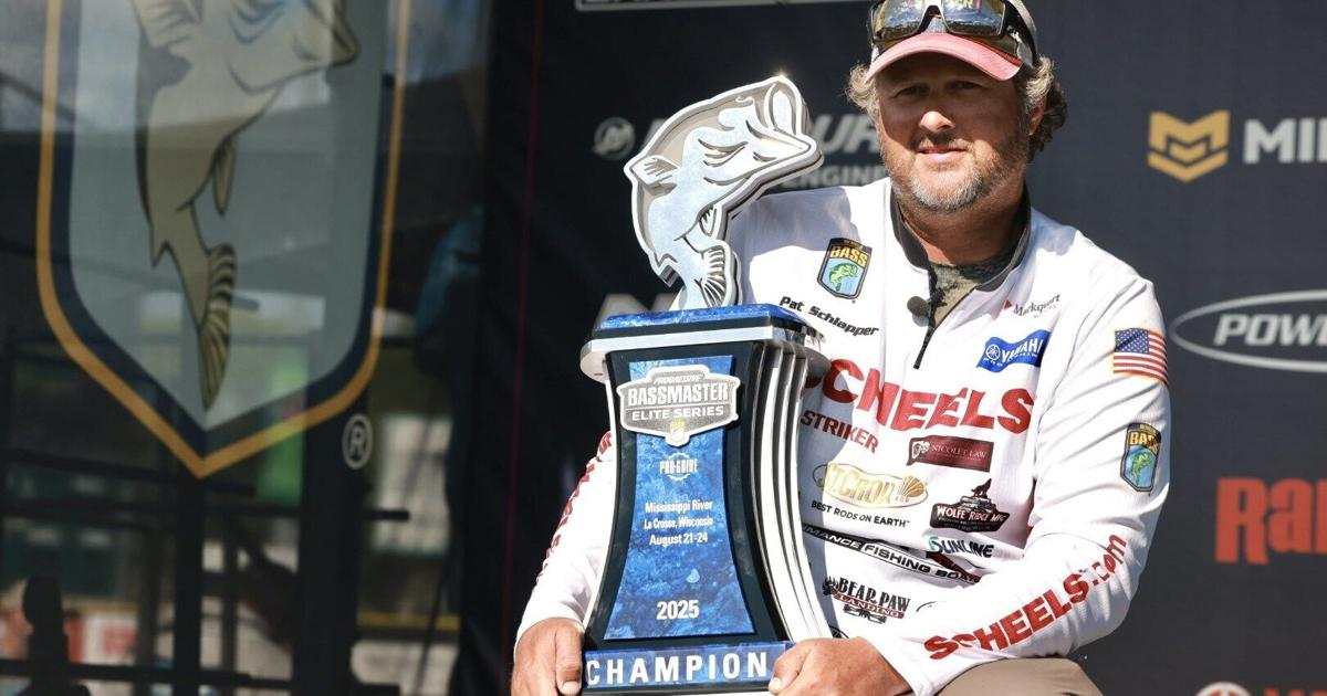 Schlapper's local knowledge seals Bassmaster Elite win at Mississippi River