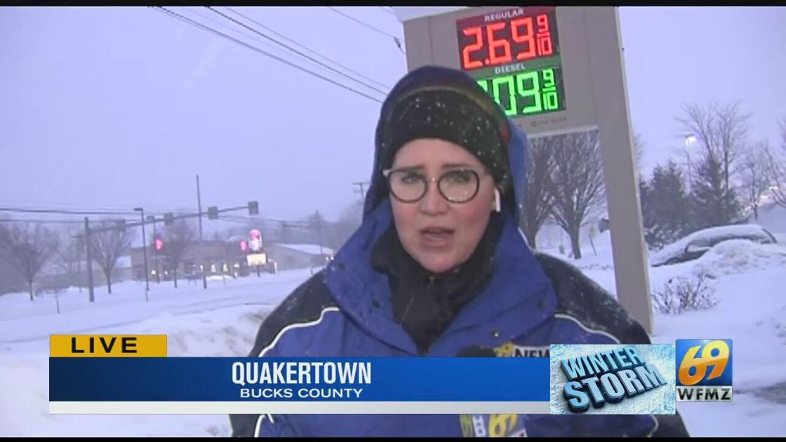 Jaccii Farris Has The Latest On Road Conditions In Quakertown Video Wfmz Com