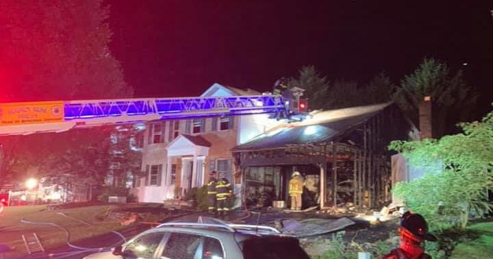 Crews respond to 2-alarm garage fire in Bethlehem Twp. | Lehigh Valley ...