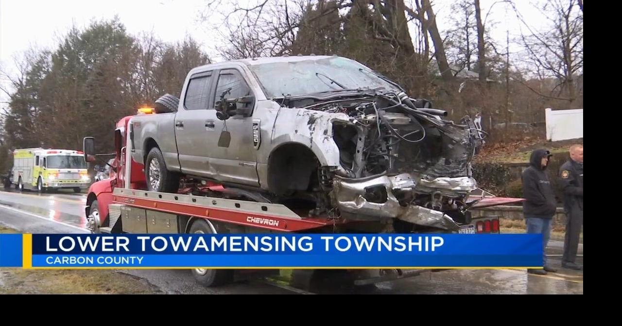 Pickup truck crash closes road in Carbon County | Poconos and Coal ...