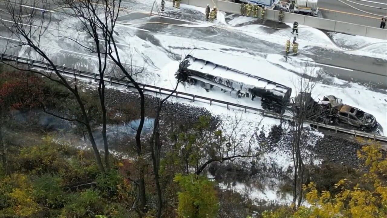 2 drivers killed in fiery crash that closed I-476 through MontCo