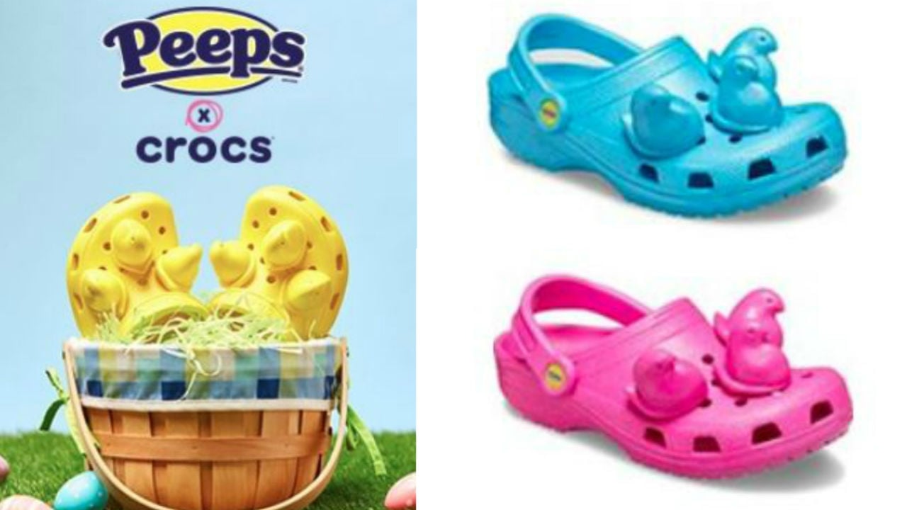 crocs with peeps