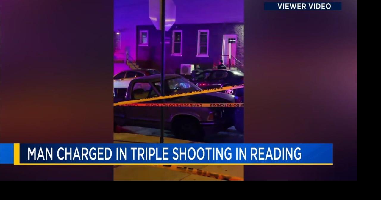 Man charged in triple shooting outside Reading bar | Berks Regional ...